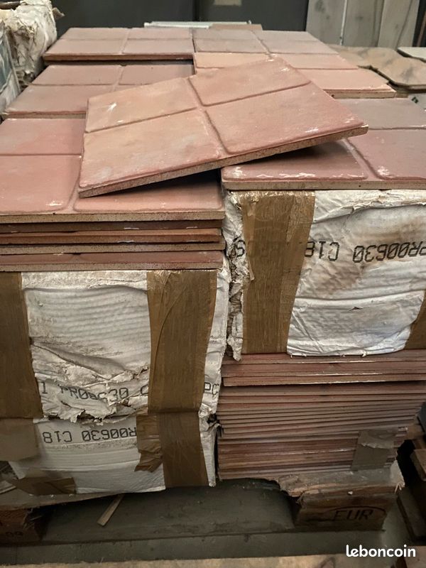 5m2 / carrelage extérieur anti dérapant terre cuite qualité 25x25 (image 2)