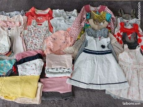 Gros lot fille été 24 mois (image 1)