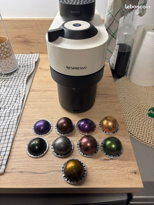 Krups Capsule Koffiemachine YY4889FD Vertuo Pop 560 Ml Wit 1260 W Nespresso Vertuo Koffiezetapparaat 35388318