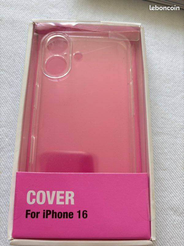 Coque transparente, iPhone 16 (image 1)