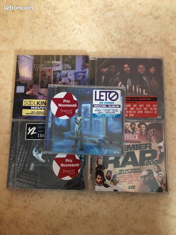 Lot de 5 album de rap (image 1)