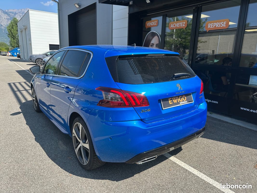 PEUGEOT 308 1.2 130ch GT PACK APPLE CARPLAY / CAMERA DE RECUL / COURROIE NEUVE / ENTRETIEN PEUGEOT (image 4)