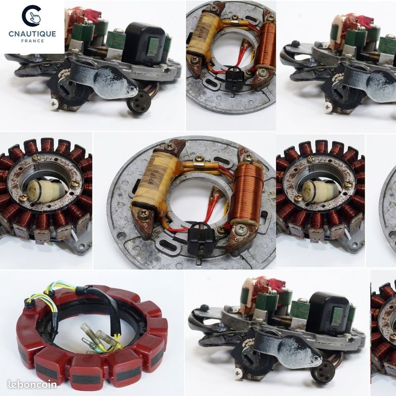 Plateau d'allumage et stator moteur hors-bord 2 et 4 temps YAMAHA SUZUKI MERCURY EVINRUDE (image 3)