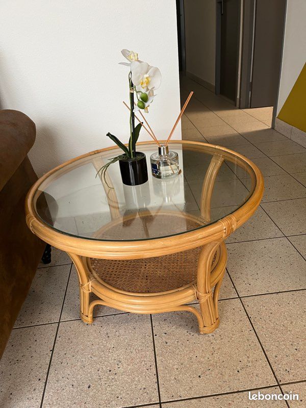 Table basse bambou (image 1)