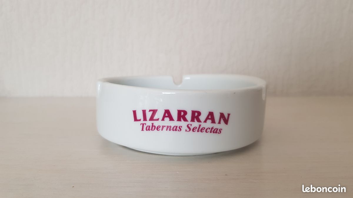 Cendrier céramique vintage LIZARRAN – déco bar (image 5)
