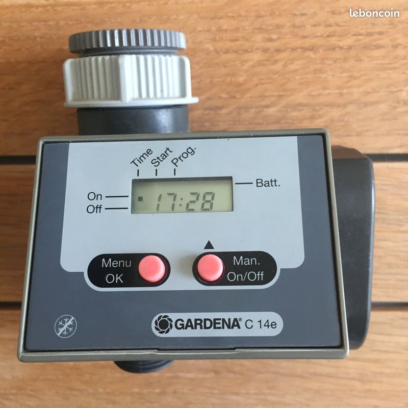 Programmateur d'arrosage Claber C 14E + manuel utilisation (image 1)