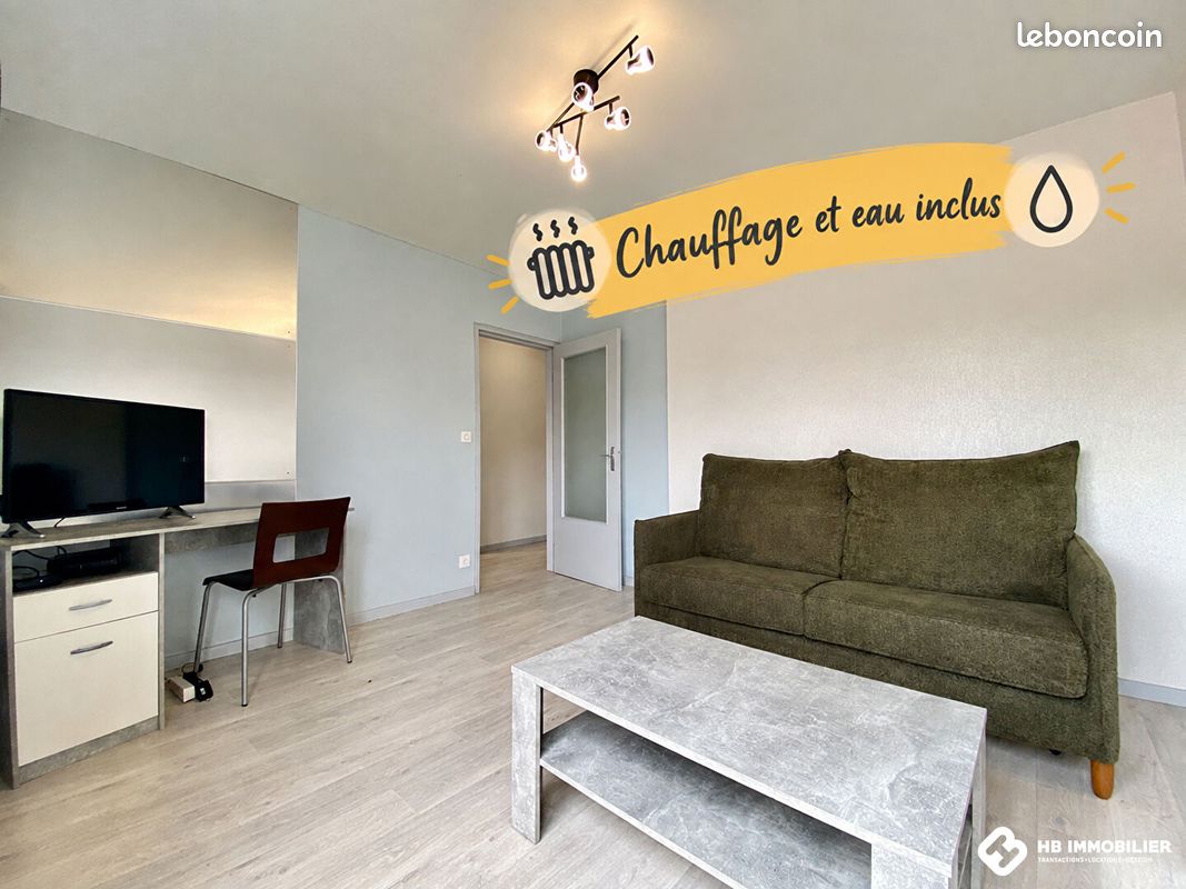 Appartement 1 pièce 28 m² · à Roanne · 28 m² · 400 €/mois