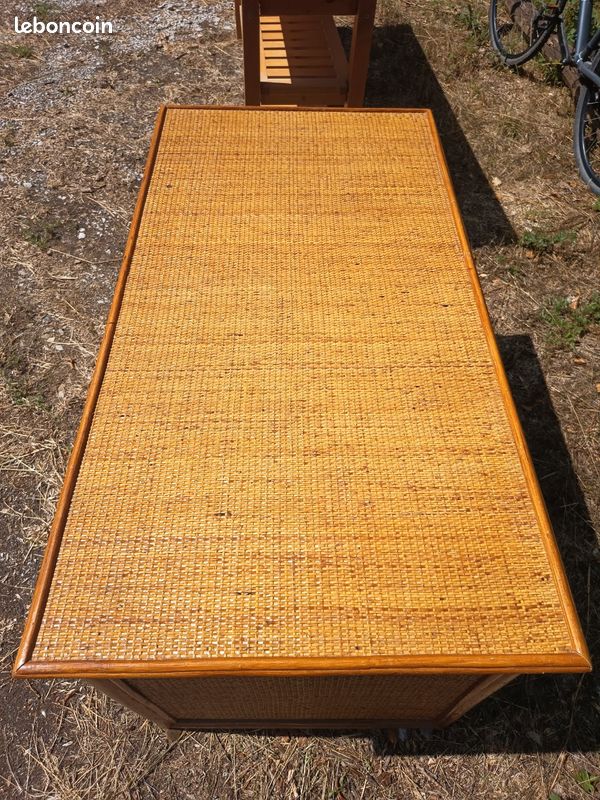 Bureau rotin (image 4)