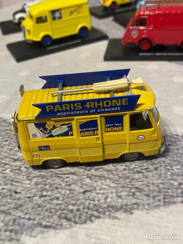 Peugeot J7 jaune avec publicité KODAK - Bernard Miniatures