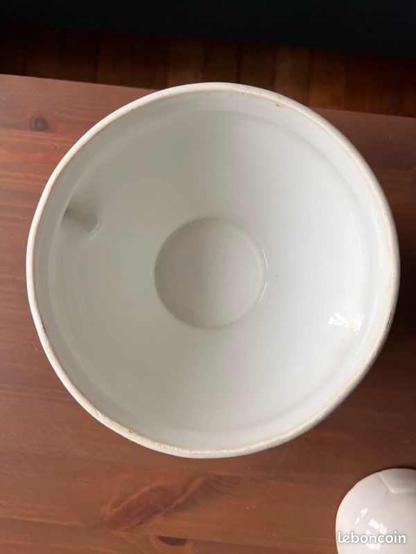 Soupière blanche en porcelaine (image 6)