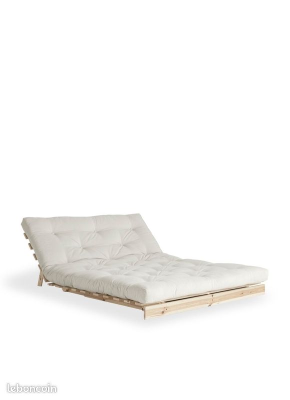 Canapé convertible futon La Redoute écru (image 3)