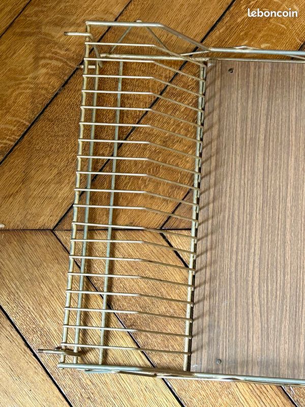 Égouttoir à vaisselle vintage, transformable en range disque ou autre (image 2)