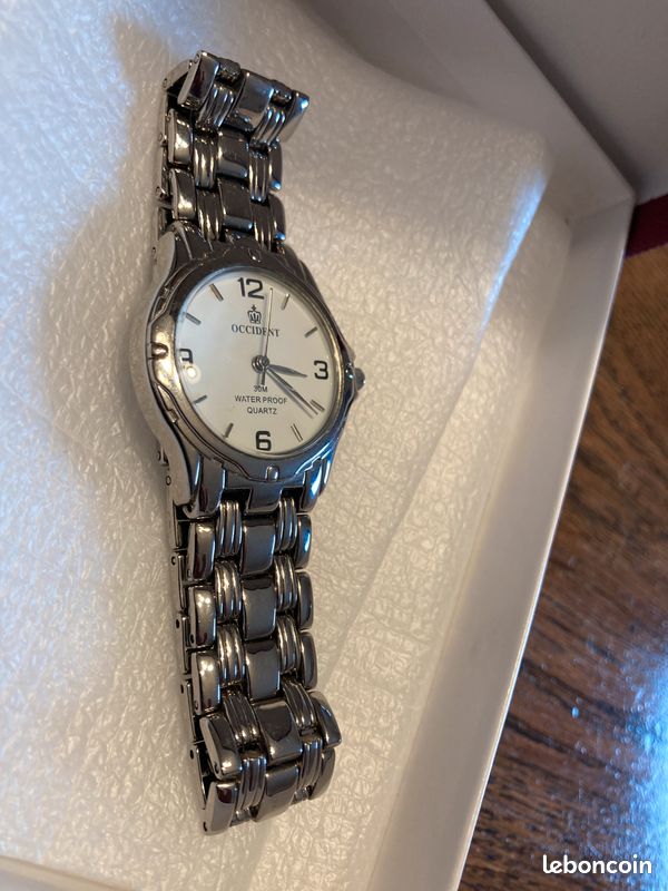 Montre homme OCCIDENT acier water proof 30 m OCCIDENT à quartz (image 9)