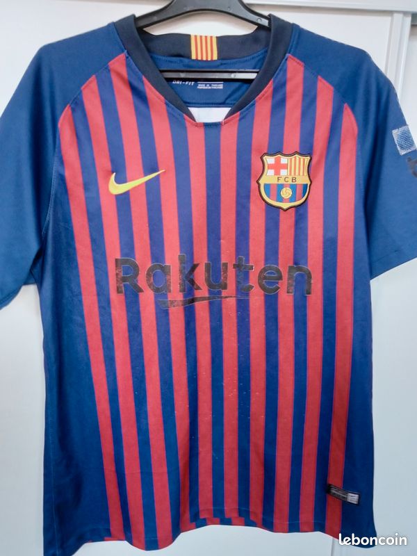 Maillot Officiel FC Barcelone 2018/2019 - Stade - Taille L - Manches Longues - Neuf Avec étiquettes