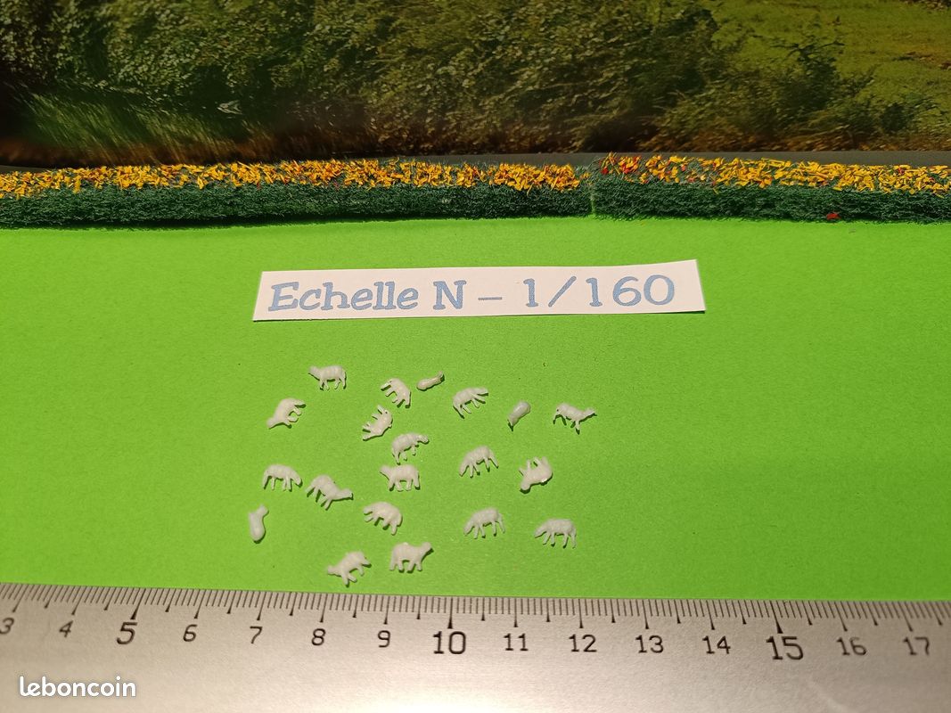Lot de 5 bandes de route flexibles et ajustables à l'échelle N pour maquettes créatives