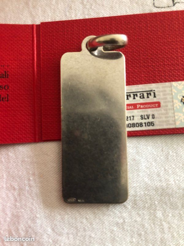 Ferrari porte clef argent veritable (image 3)