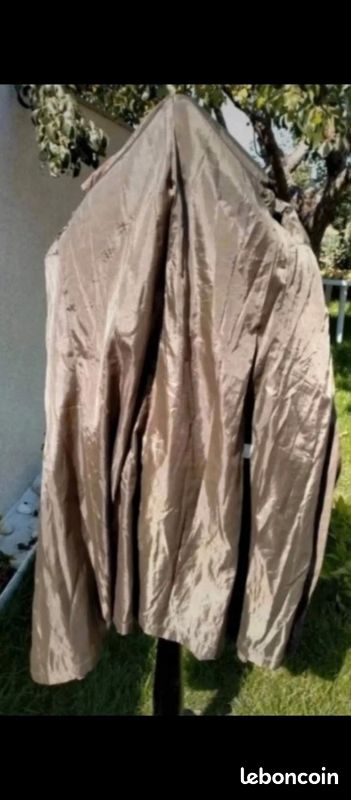 Manteau trench kaki marron neuf vintage (image 15)