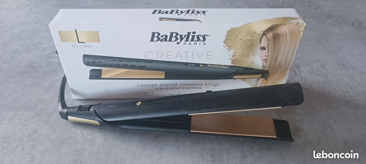 Lisseur Babyliss St430e مكواة فرد شعر سيراميك بيبي ليس 35 ملم ST430E