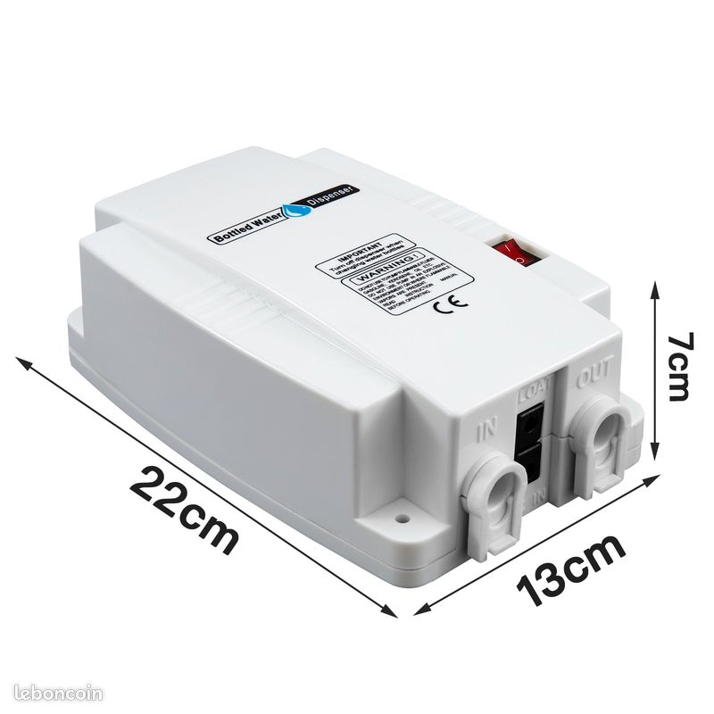 KIT NOMADE POMPE DISTRIBUTION EAU DOUCE PRESSION 35W pour CONTAINER NEUF (image 4)