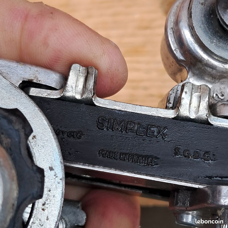 DÉRAILLEUR SIMPLEX SX630 old dérailleur made in France roadbike vintage EUR 30,00 - FR