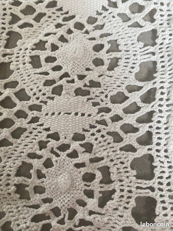 6 tissu ou rideaux anciens brodés (image 4)