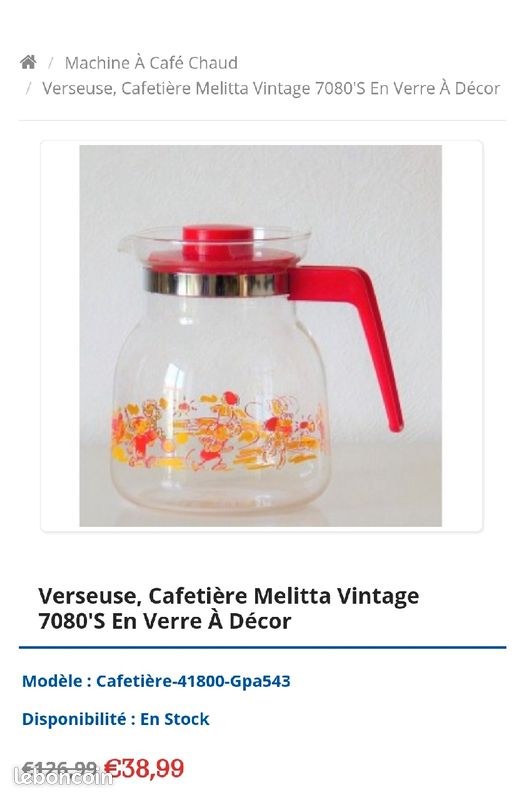 Verseuse 1l en verre Melitta NEUVE (image 4)