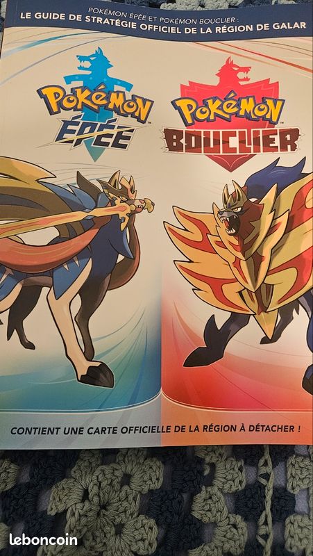 Guide De Stratégie Officiel Pokémon Épée/Bouclier + Carte Galar - Très Bon état, PAL