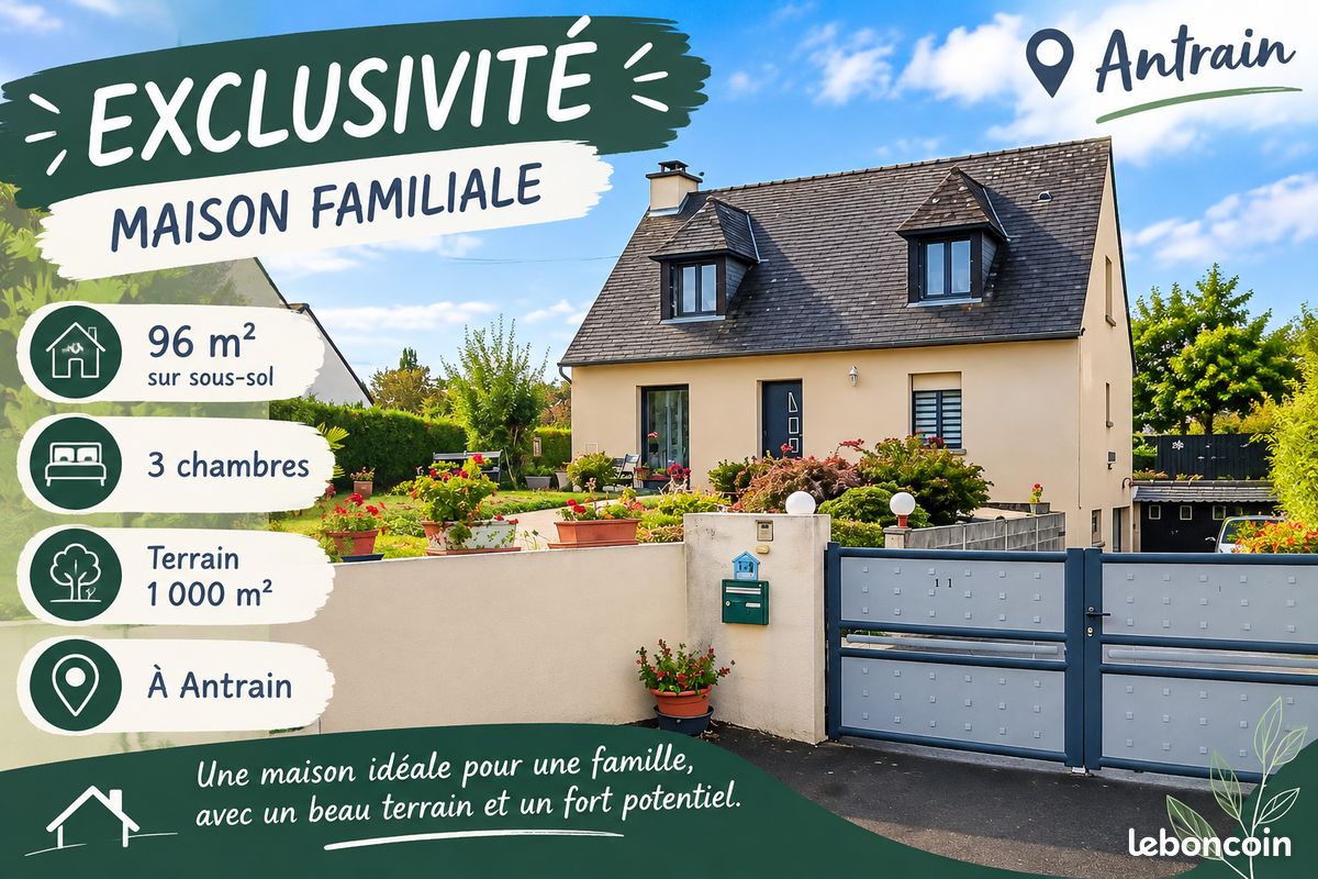 Maison 5 pièces 96 m² · à Val-Couesnon · 96 m² · 195 000 €