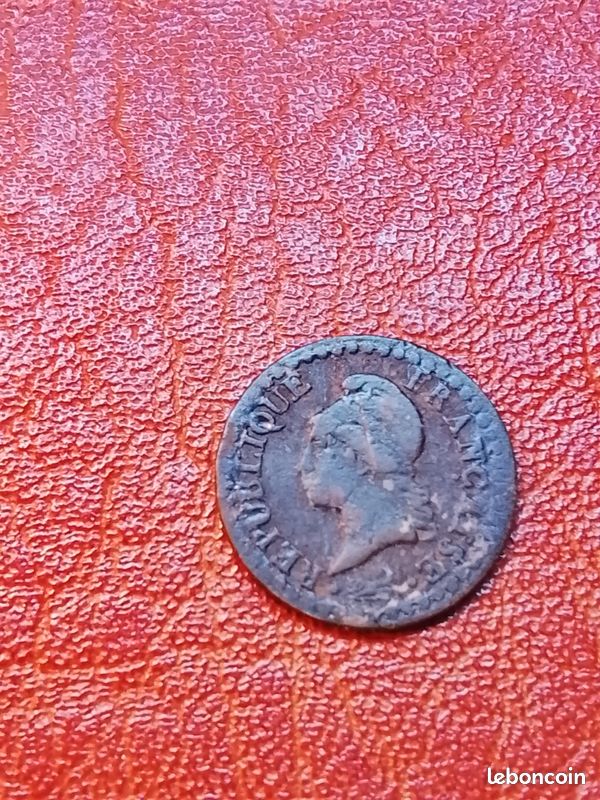 Monnaie 1 centime Dupré An 6 A (image 2)