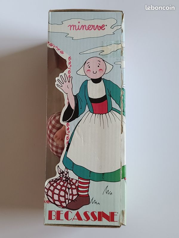 Ancienne Petite Poupée Bécassine 15 Cm - Collection Minerve Gautier 1976