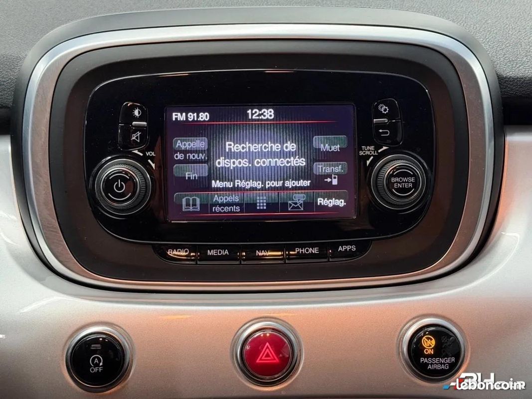 Fiat 500x 1.6 Multijet 16v 120ch Lounge BVM6 (image 20)
