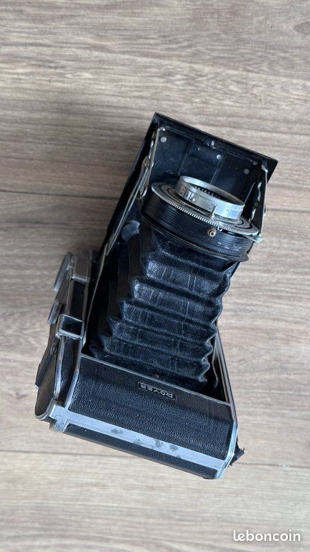 Appareil Photo Ancien Royer à Soufflet – Avec étui Cuir – Non Testé