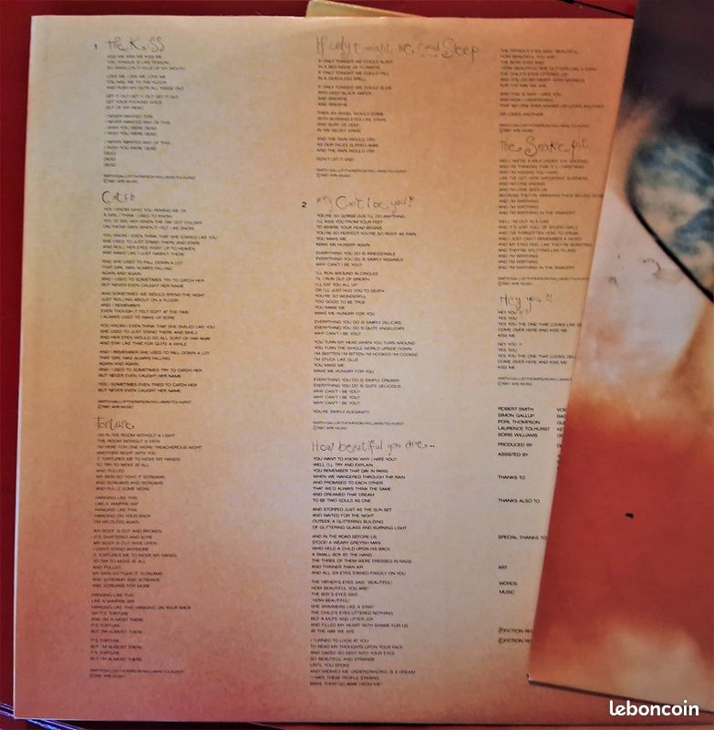 The Cure Kiss me - Vinyle Original (image 4)