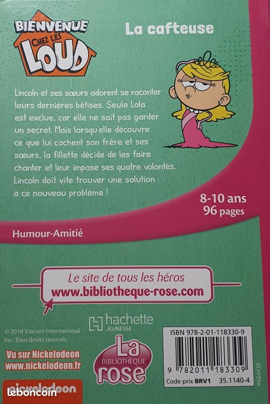 Livre:" Bienvenue chez les Loud, la Cafteuse (image 2)