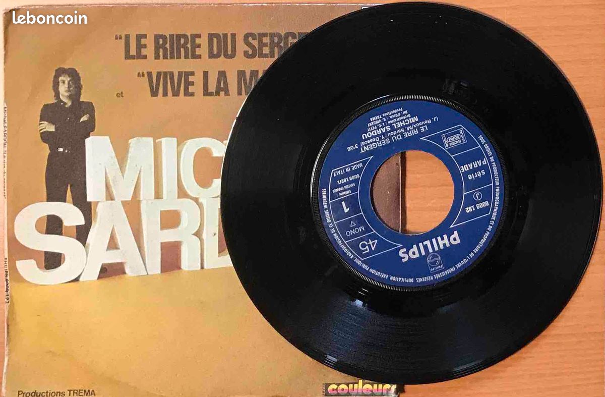 â„đŒ 45t đ«đ· Michel Sardou (Le rire du Sergent) â· 1971 eo (image 2)
