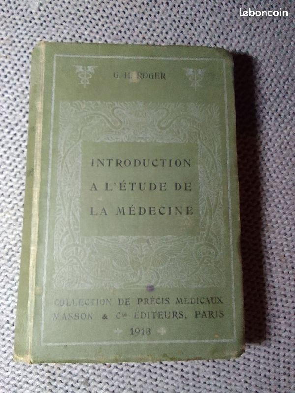 G.-H Roger - Introduction à l'étude de la médecine 1918 (image 1)