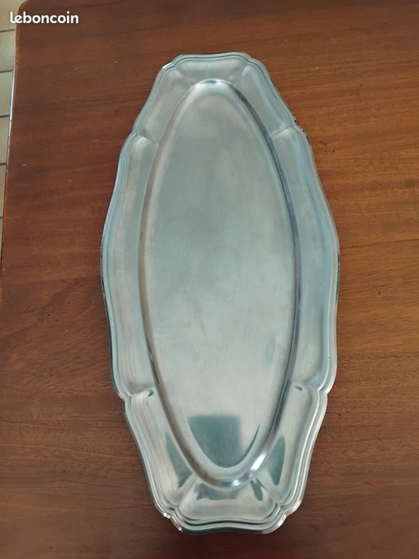 Grand plat inox (image 1)