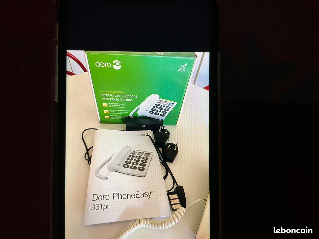 Téléphone grosses touche filaire (image 4)