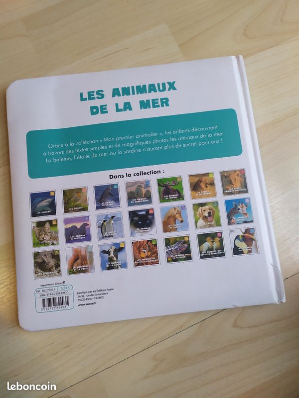 Livre enfant les animaux de la mer (image 3)