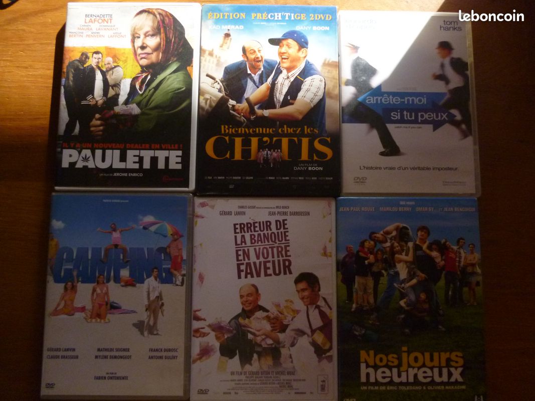 Dvd en lot ou seul Camping, nos jours heureux (image 1)