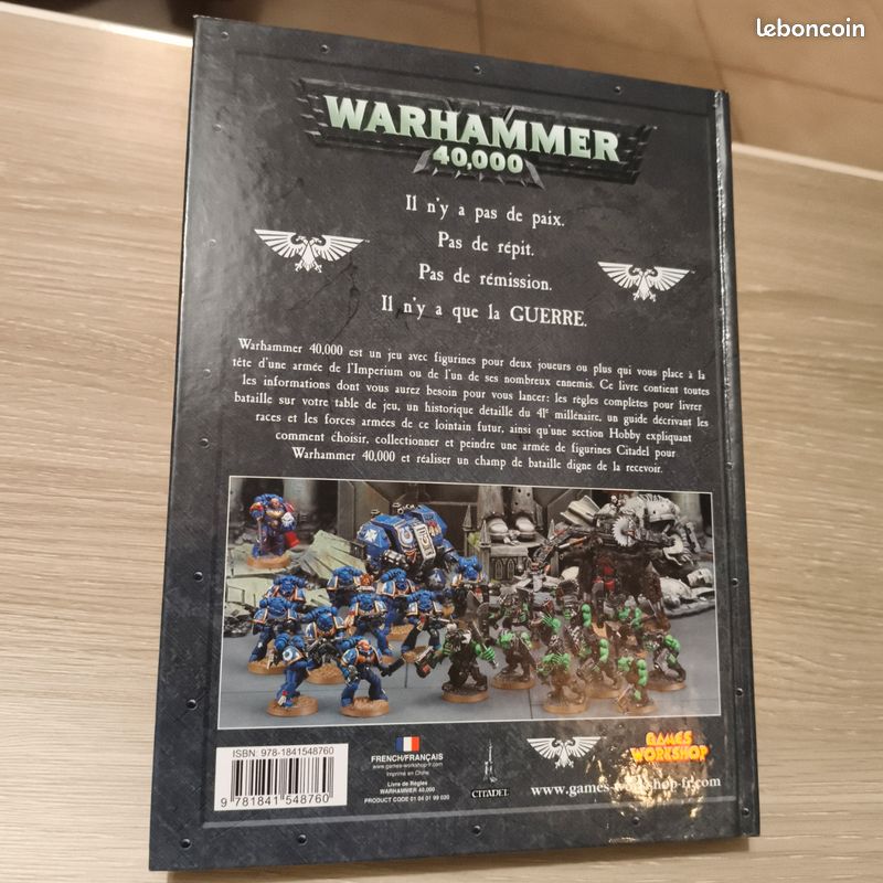Warhammer 40k 2ème édition - Livre De Règles Uniquement - Très Bon état