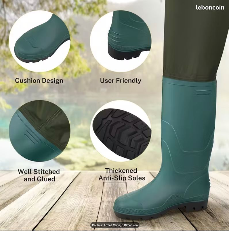 Cuissardes-bottes De Pêche - Vêtement Sport Occasion