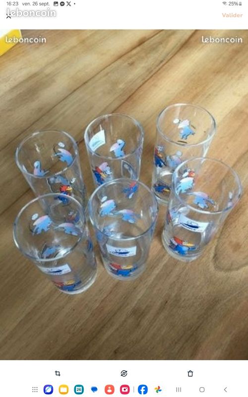 Footix Mascotte De La Coupe Du Monde 1998 Lot De 6 Verres | Rakuten