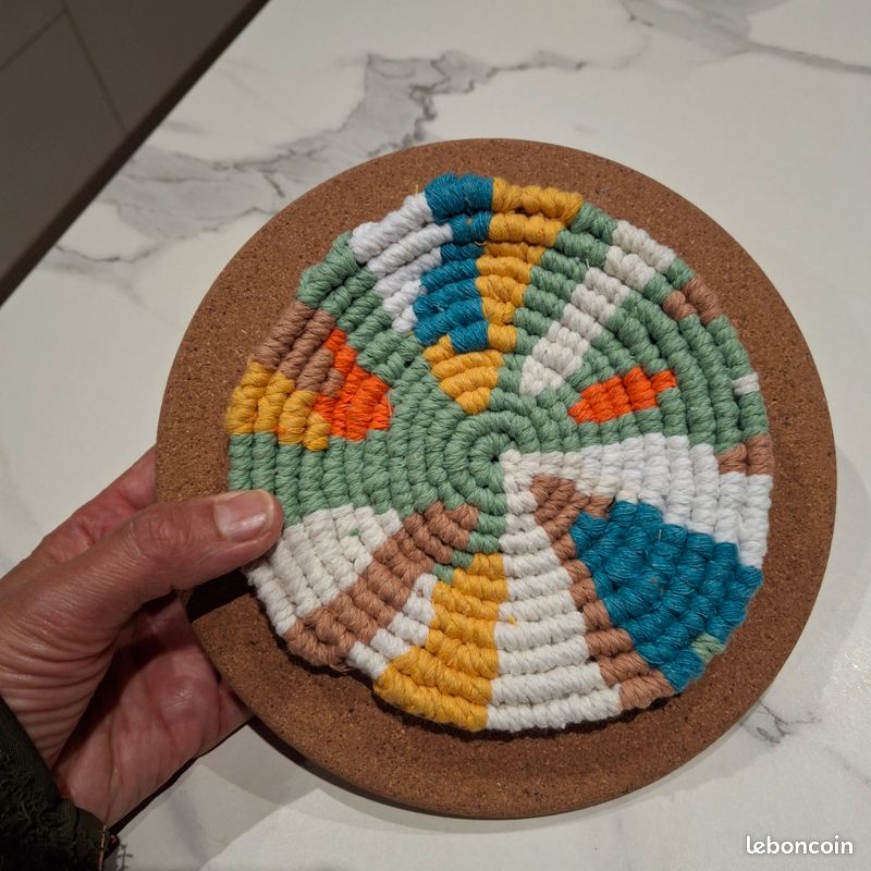 Dessous De Plat Décoratif En Céramique - Multicolore - Trivette