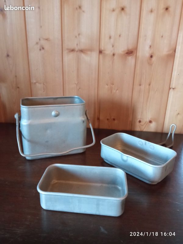 Boîte à pique-nique ancienne (image 5)