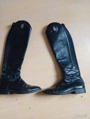 Bottes D'équitation Fellini En Cuir Noir Pour Femme - Taille 41