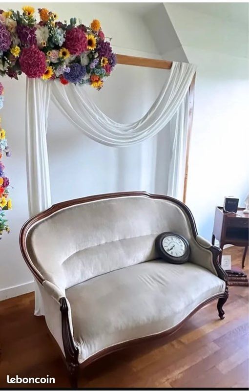 Banquette style baroque louis XV (image 1)