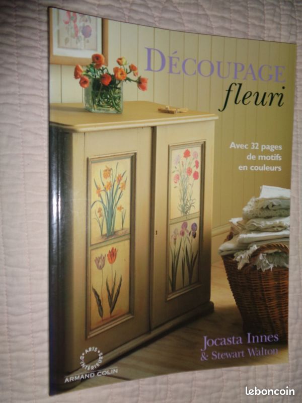 Livre découpage fleuri ED.Armand Colin (image 1)