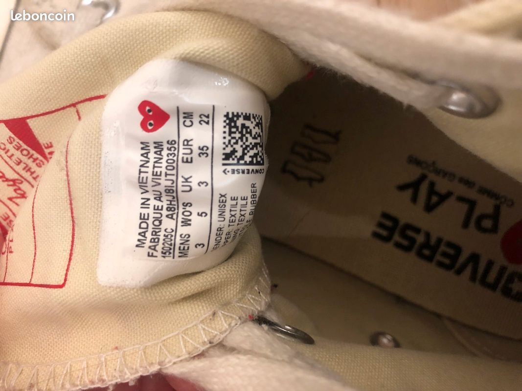 Comme des garçons converse 35 chaussures (image 2)