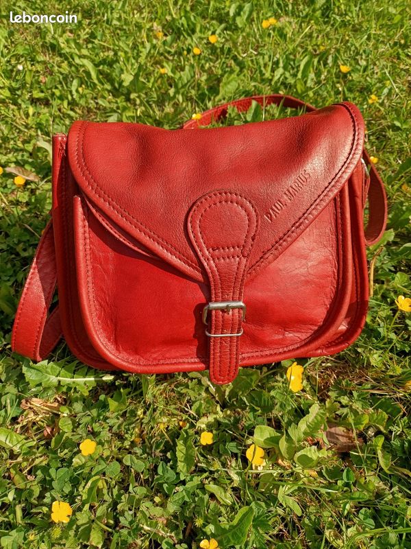 Sac à bandoulière rouge Paul Marius 🌸 Accessoires Bagagerie